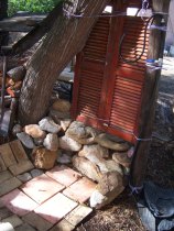 The shower from inside