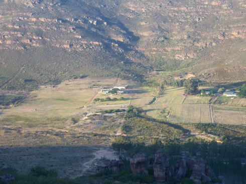 Southern skies lodge from the hill opposite