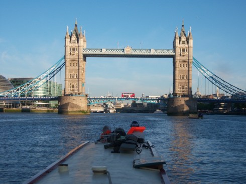 Approaching Tower Bridge